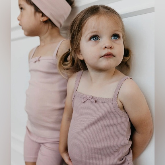 Jamie Kay Organic Cotton Modal Singlet Bodysuit in Blossom, size 3-6M - Picture 1 of 10